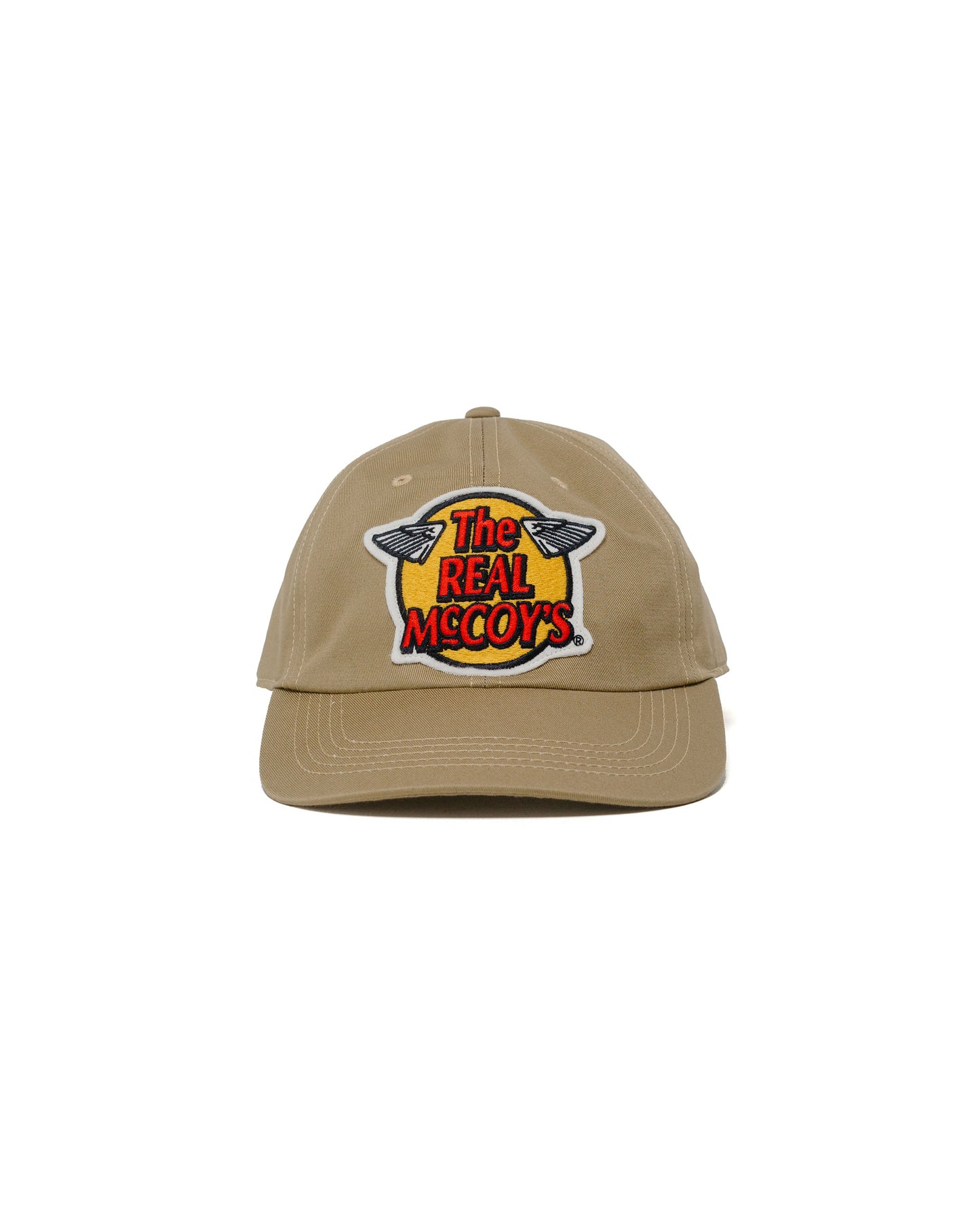 The Real McCoy's MA23001 The Real McCoy's Logo Baseball Cap Khaki