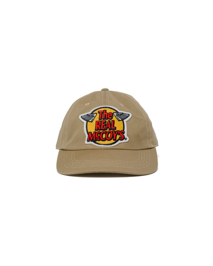The Real McCoy's MA23001 The Real McCoy's Logo Baseball Cap Khaki