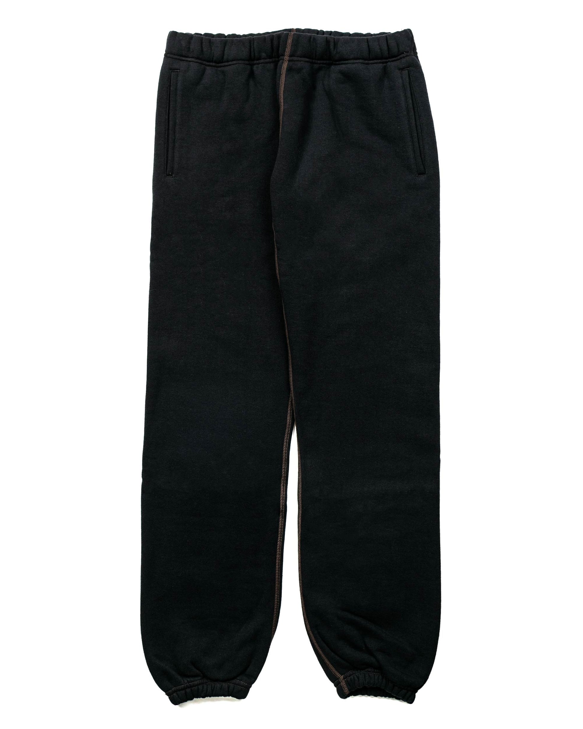 The Real McCoy's MC18118 10oz. Loopwheel Sweatpants Black