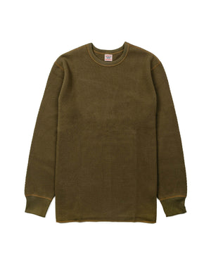 The Real McCoy's MC22109 U.S. Army Military Thermal Shirt Olive