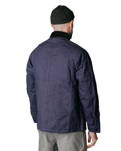 The Corona Utility CJ001L Game Jacket Light Navy model backThe Corona Utility CJ001L Game Jacket Light Navy model full