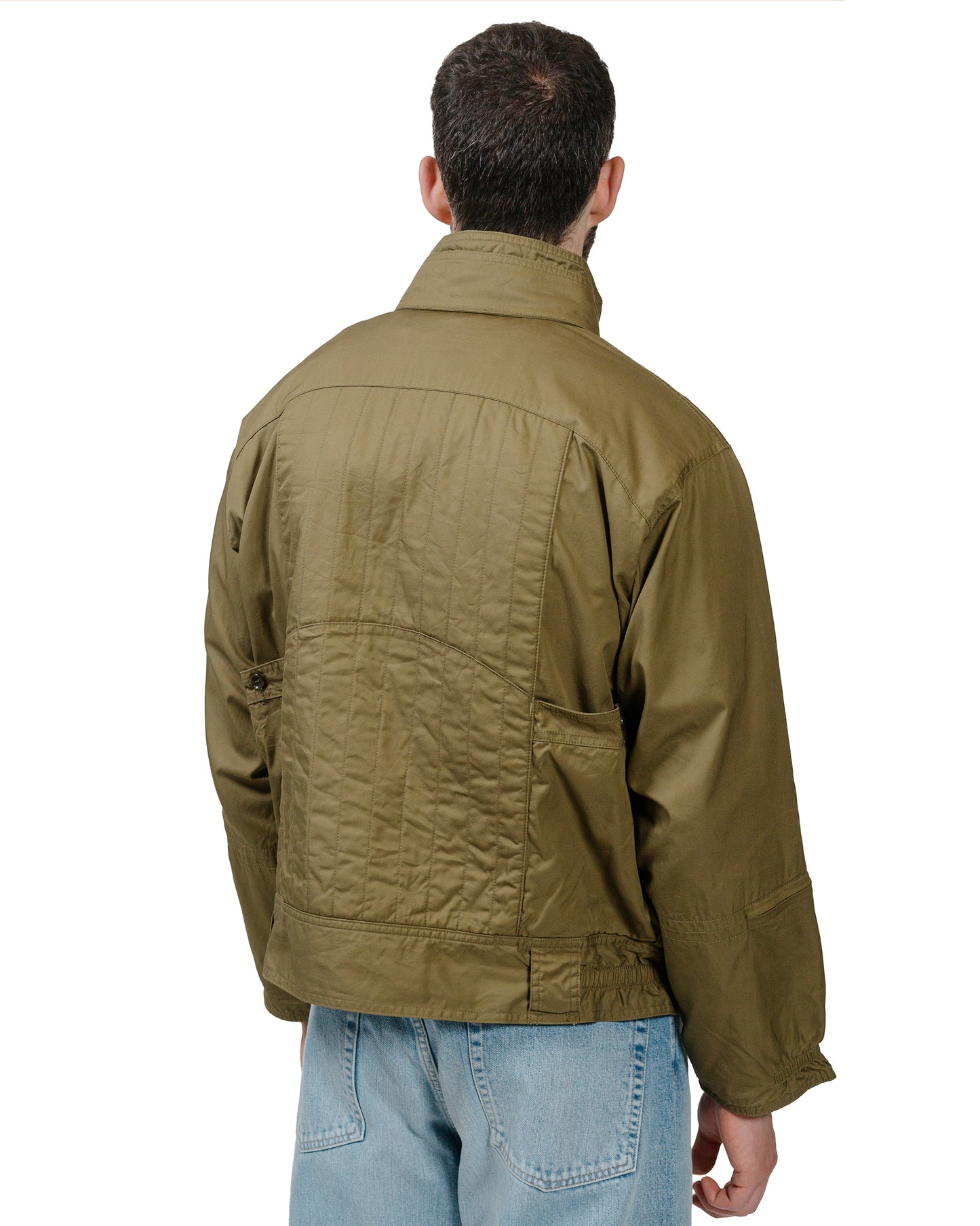 The Corona Utility CJ051 Trek Traveler Short High Density Cotton Gabardine Khaki model back