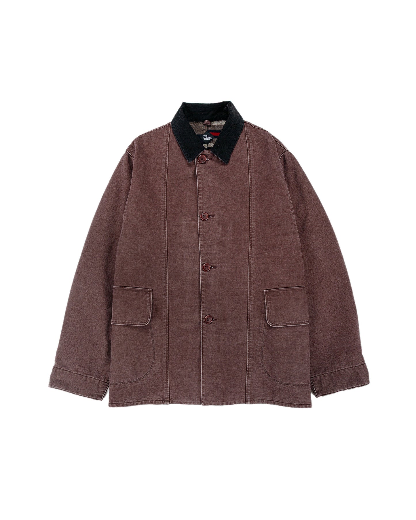The Corona Utility CJ076 'Utica Field Coat' Cotton Duck Chocolate Brown