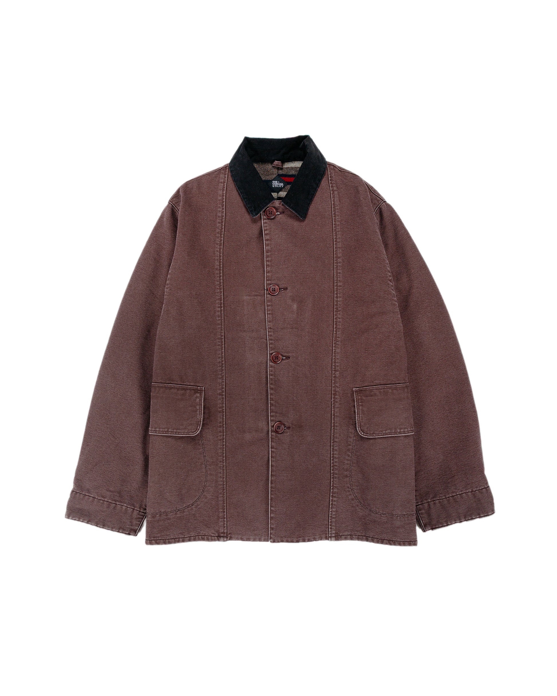 The Corona Utility CJ076 'Utica Field Coat' Cotton Duck Chocolate Brown