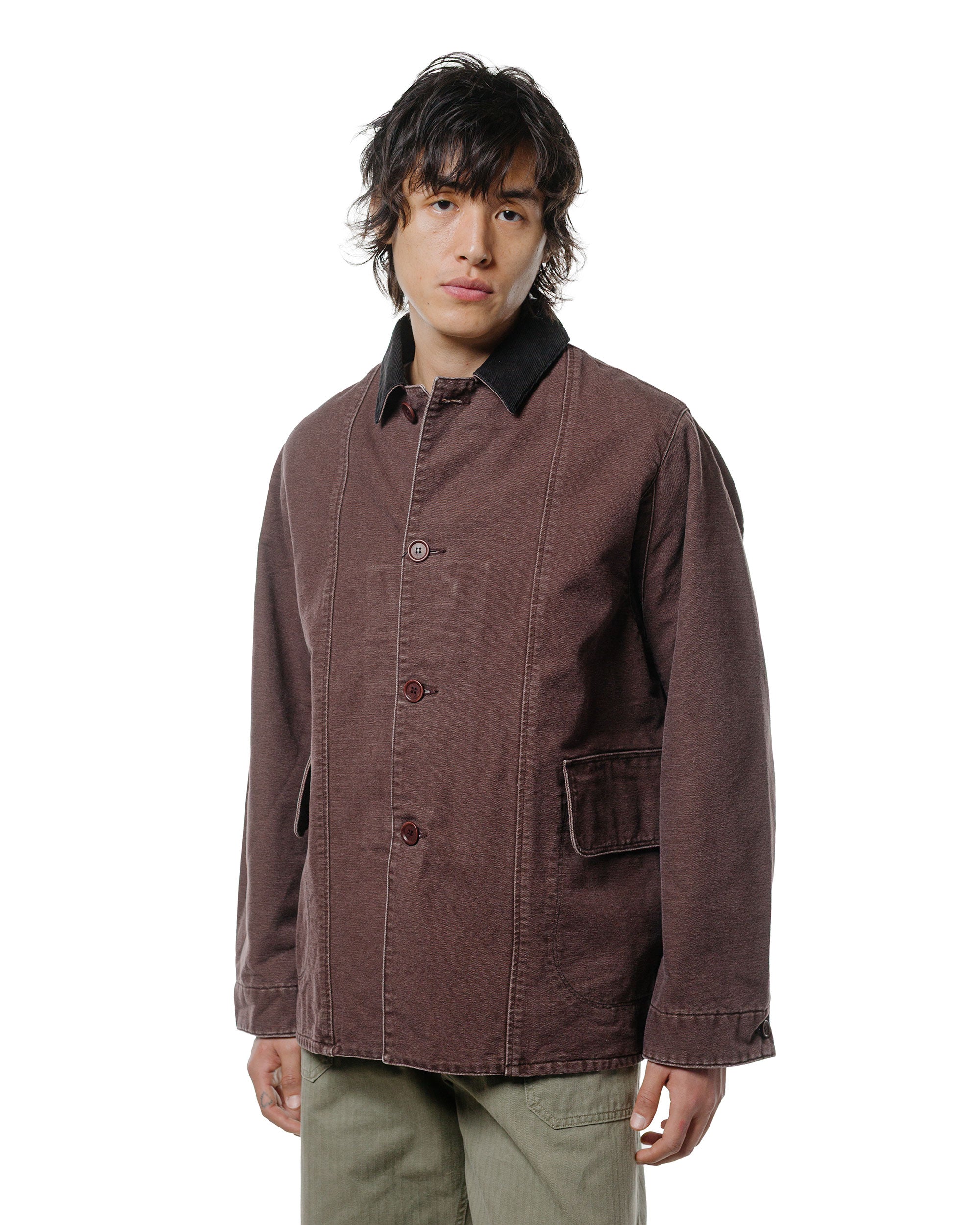The Corona Utility CJ076 'Utica Field Coat' Cotton Duck Chocolate Brow