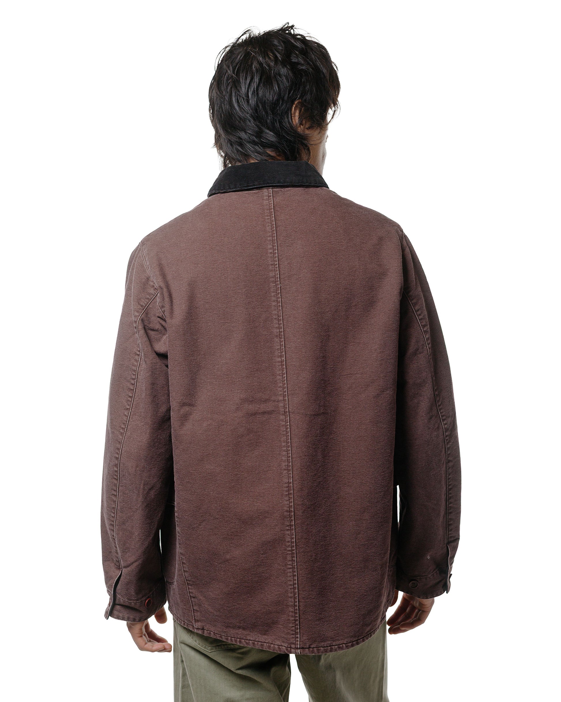 The Corona Utility CJ076 'Utica Field Coat' Cotton Duck Chocolate Brown