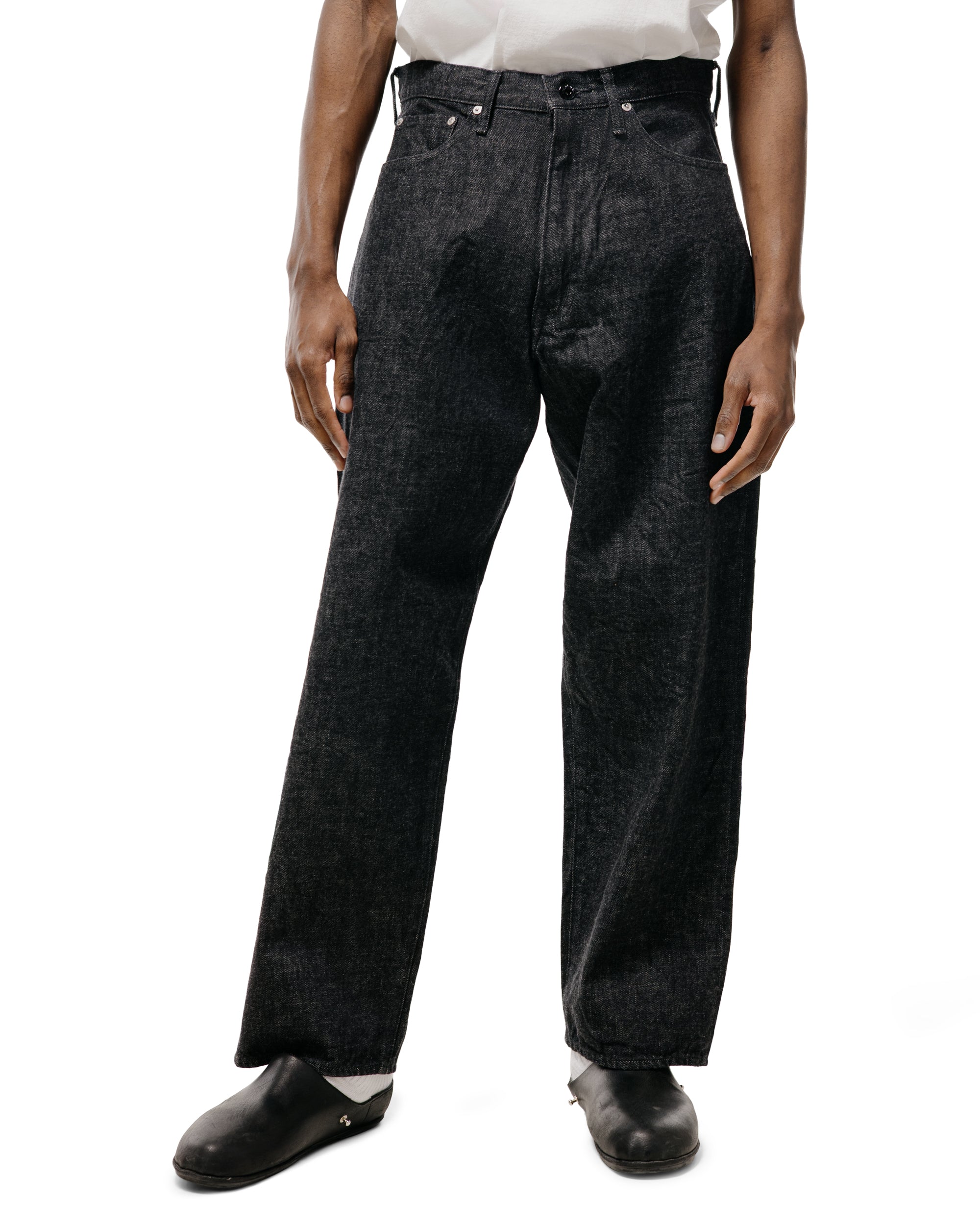 The Corona Utility CP005 W05 Five Pocket 13.5oz Selvedge Denim Black