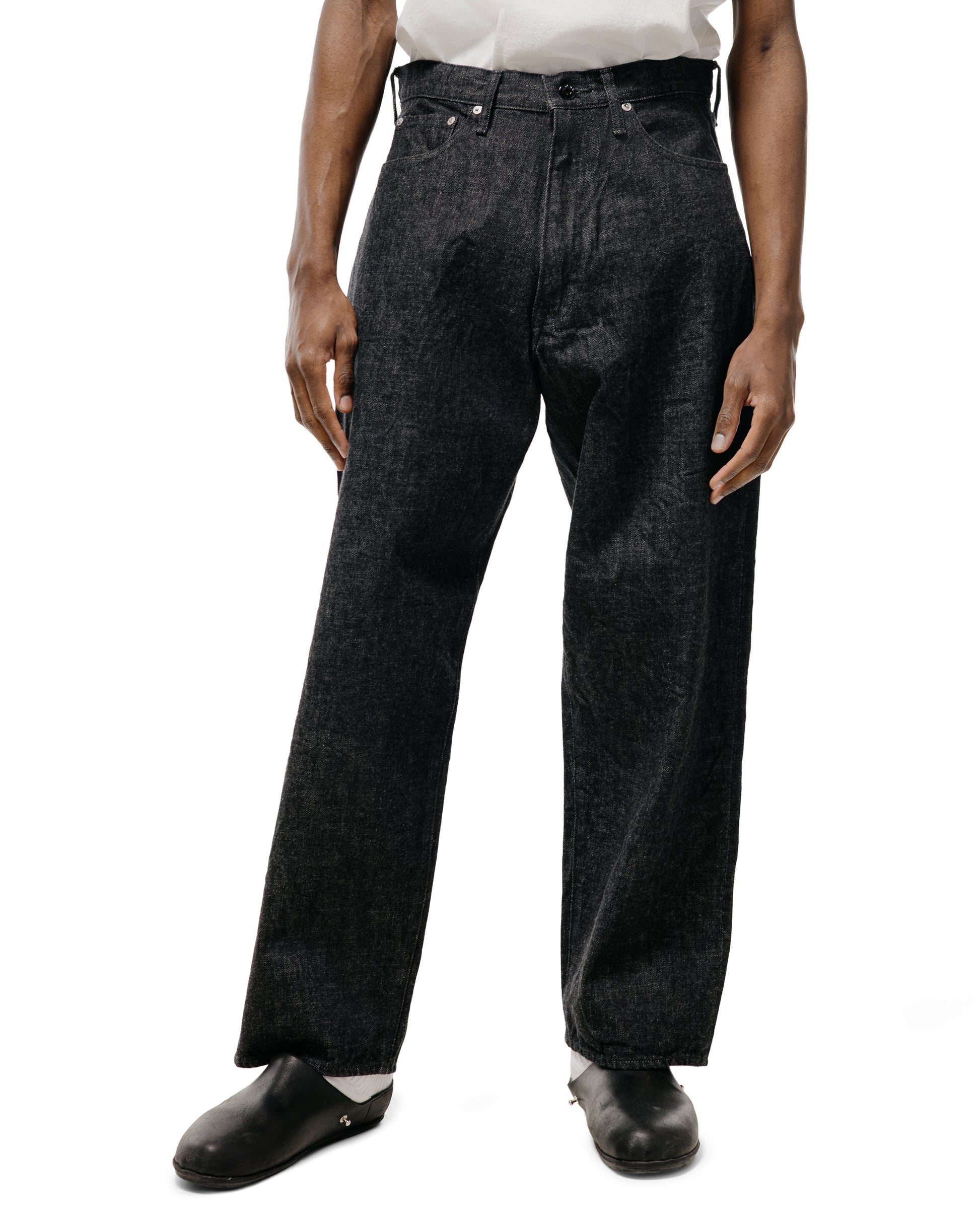 The Corona Utility CP005 W05 Five Pocket 13.5oz Selvedge Denim Black