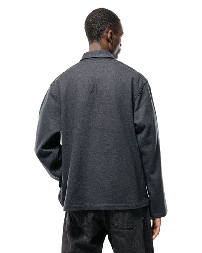 The Corona Utility CSJ006 Half Zip Sailor Jacket Charcoal