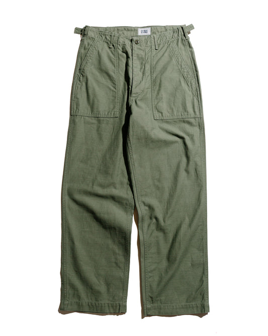 The Corona Utility FP001-02 'Utility Slacks' Military Back Sateen Light OG w/ Bio-Wash