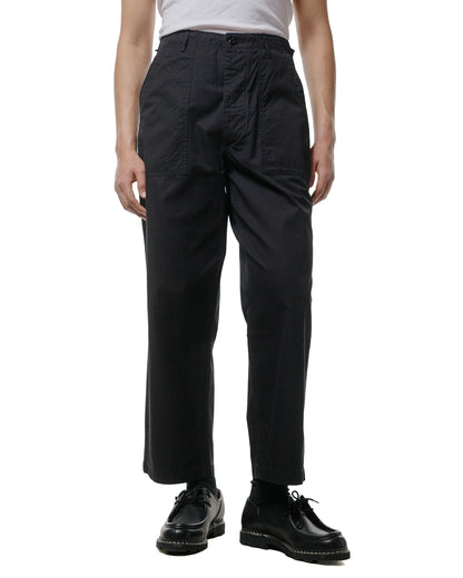 The Corona Utility FP001 Fatigue Slacks 'Utility Slacks' High Density Chambray Gabardine Black