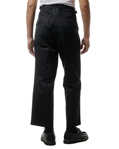 The Corona Utility FP001 Fatigue Slacks 'Utility Slacks' High Density Chambray Gabardine Black