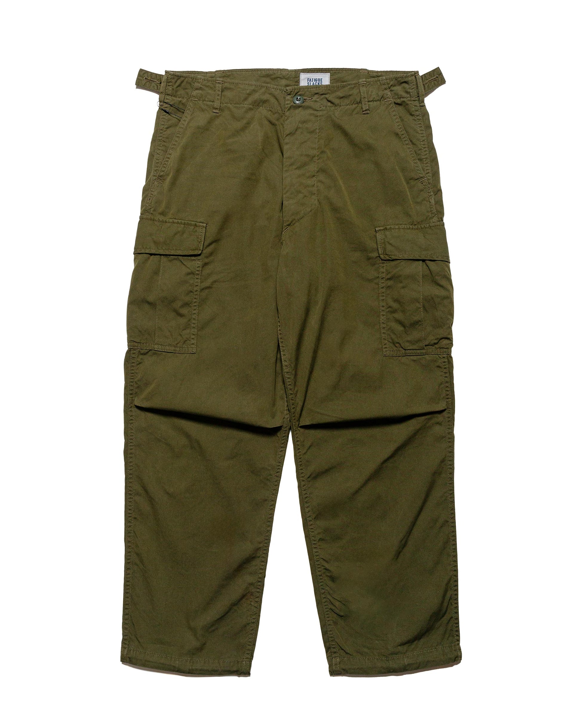 The Corona Utility FP006 Fatigue Slacks 'Jungle Slacks' Army NylonCotton Blocks Olive Green