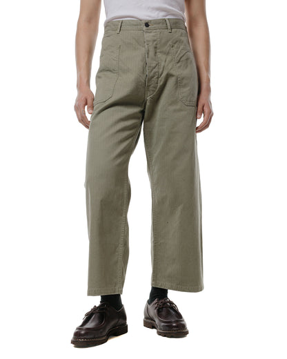 The Corona Utility FP015 Utility Navy Slacks Military SZ H.B.T Light OG w Bio Wash