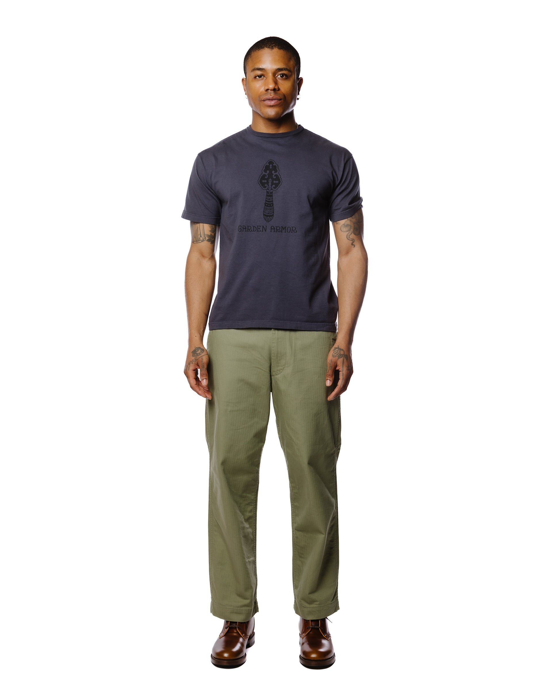 The Corona Utility FP021 Fatigue Slacks 'Desert Slacks 2' NX H.B.T Olive Green Model