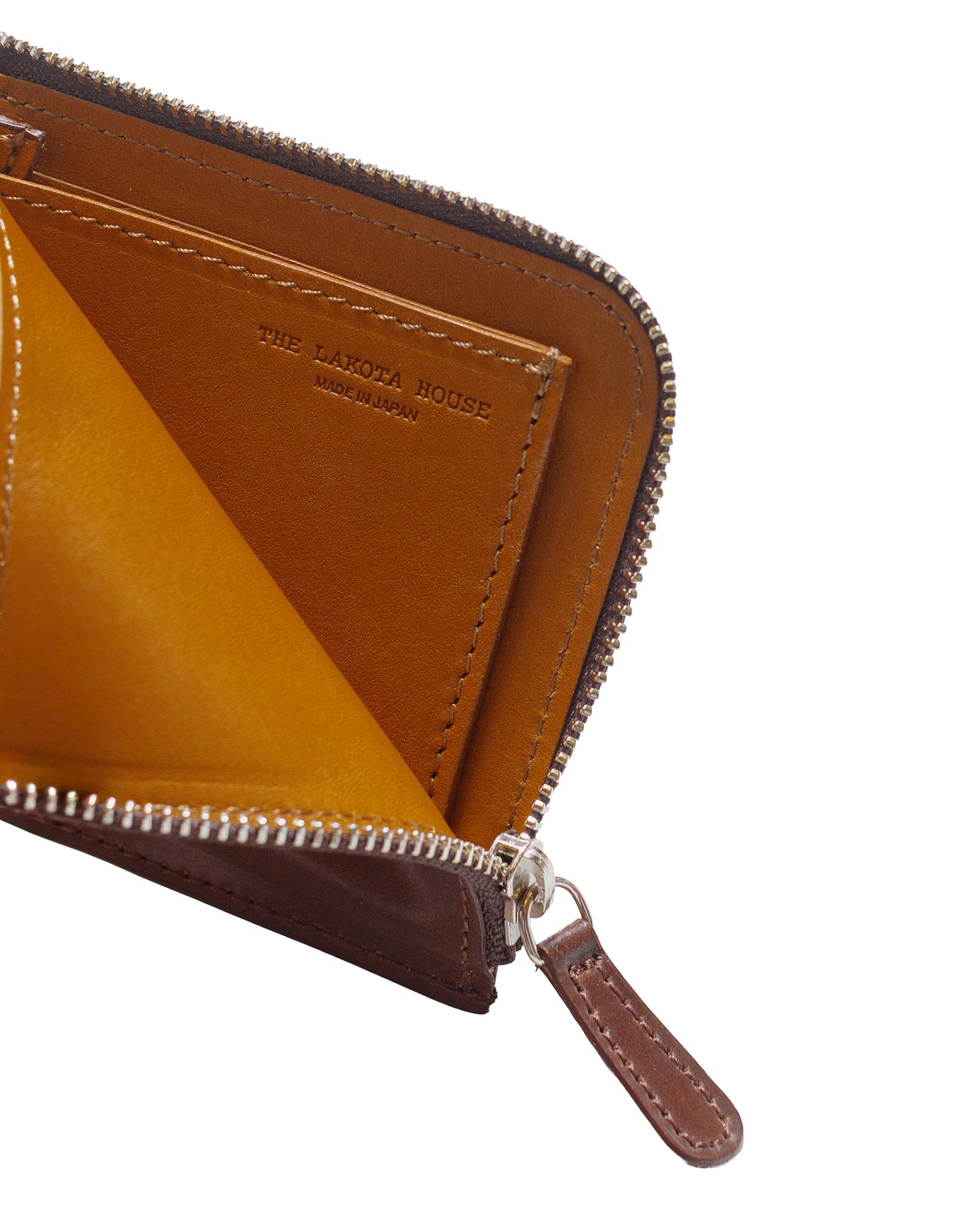 The Lakota House L-Zip Wallet Brown