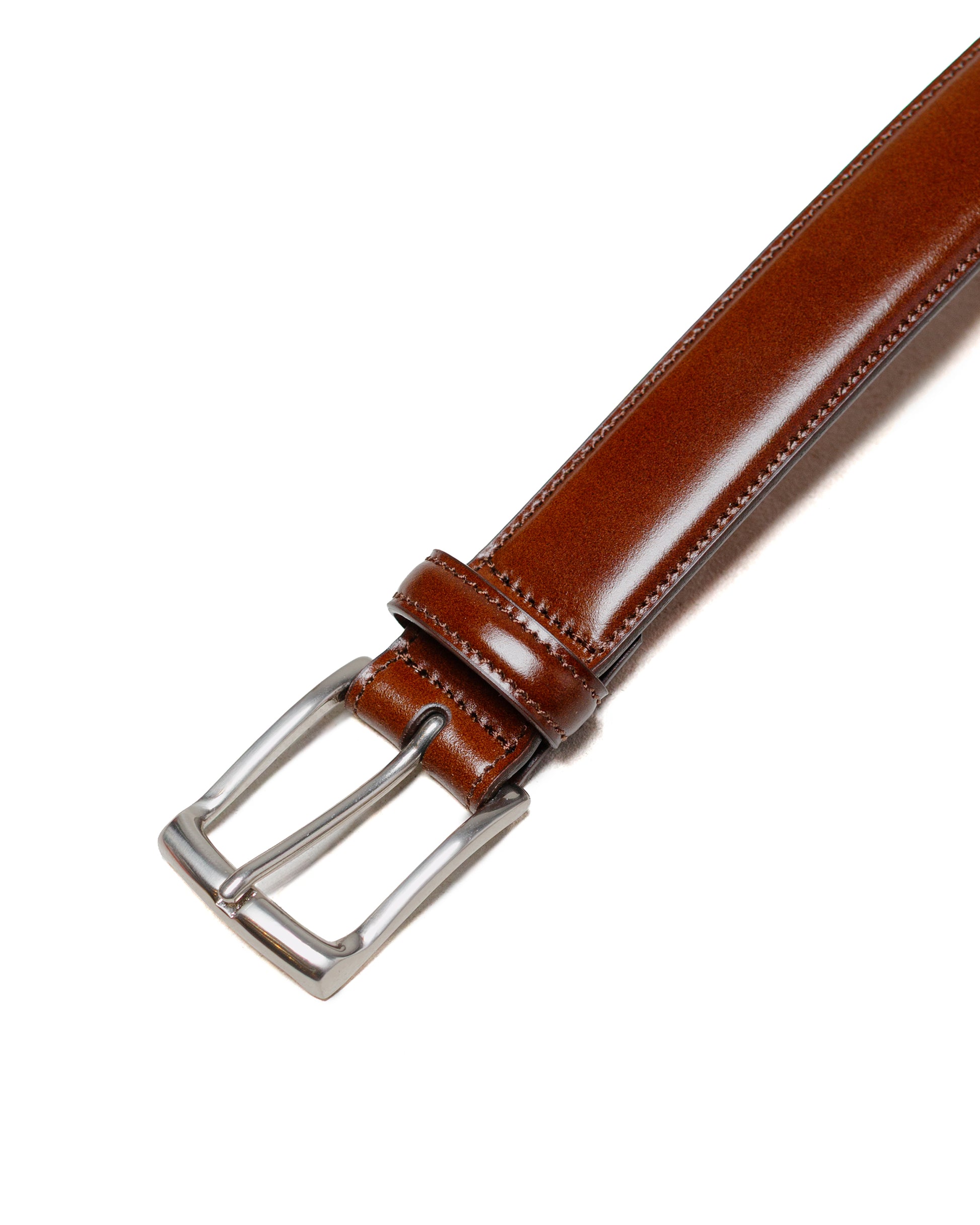 The Lakota House Layered Belt Mahogany