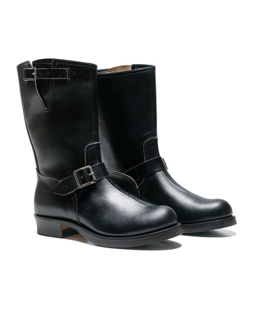 The Real McCoy's BA22001 Buco Engineer Boots / Buttock Black