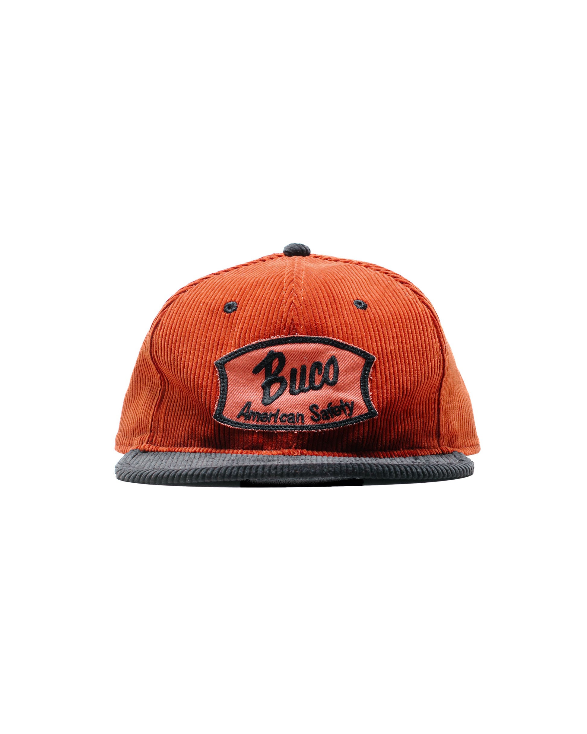 The Real McCoy's BA23102 Buco Strap-Back Cap  Corduroy Orange