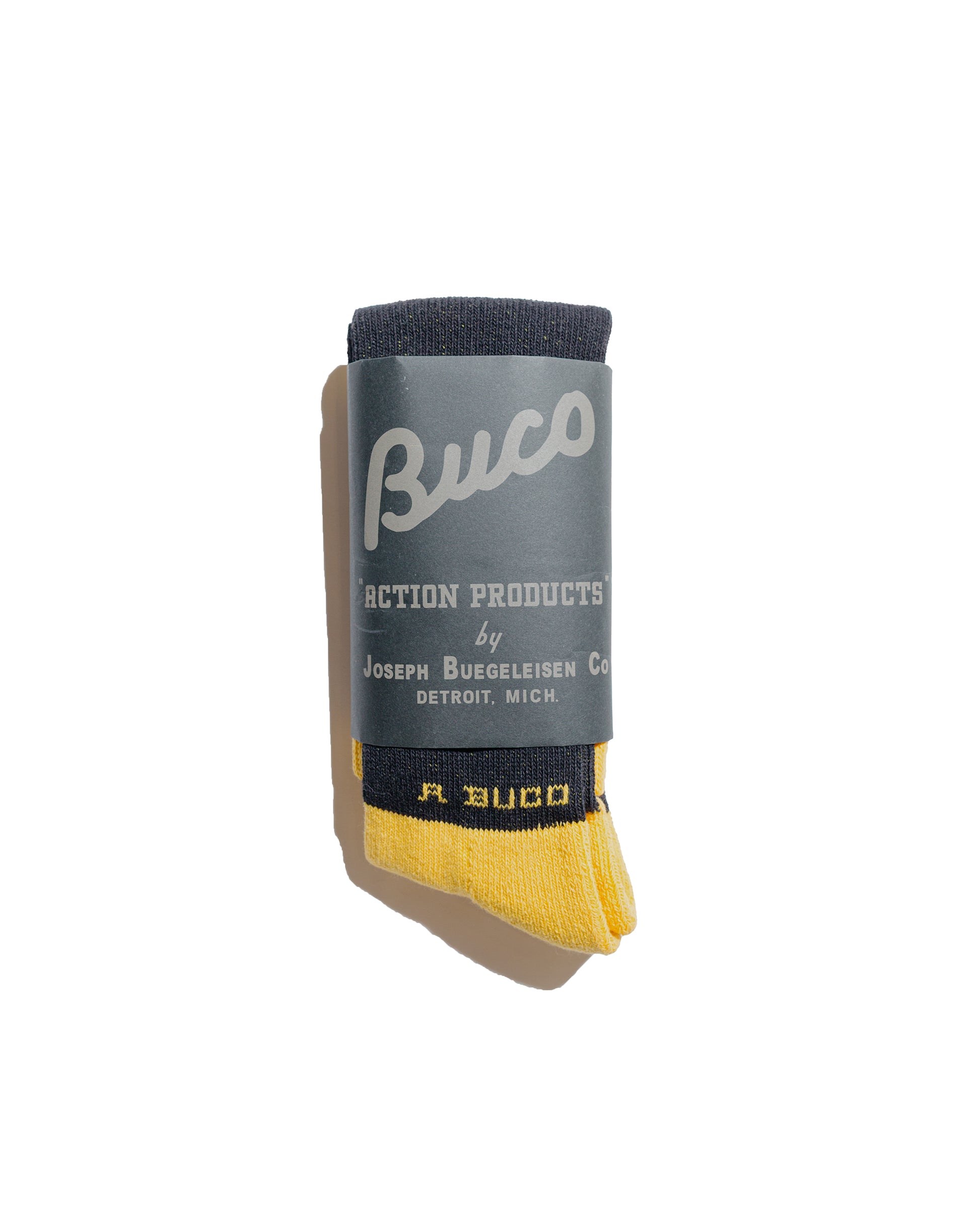 The Real McCoy’s BA23105 Buco Striped Action Socks YellowBlack
