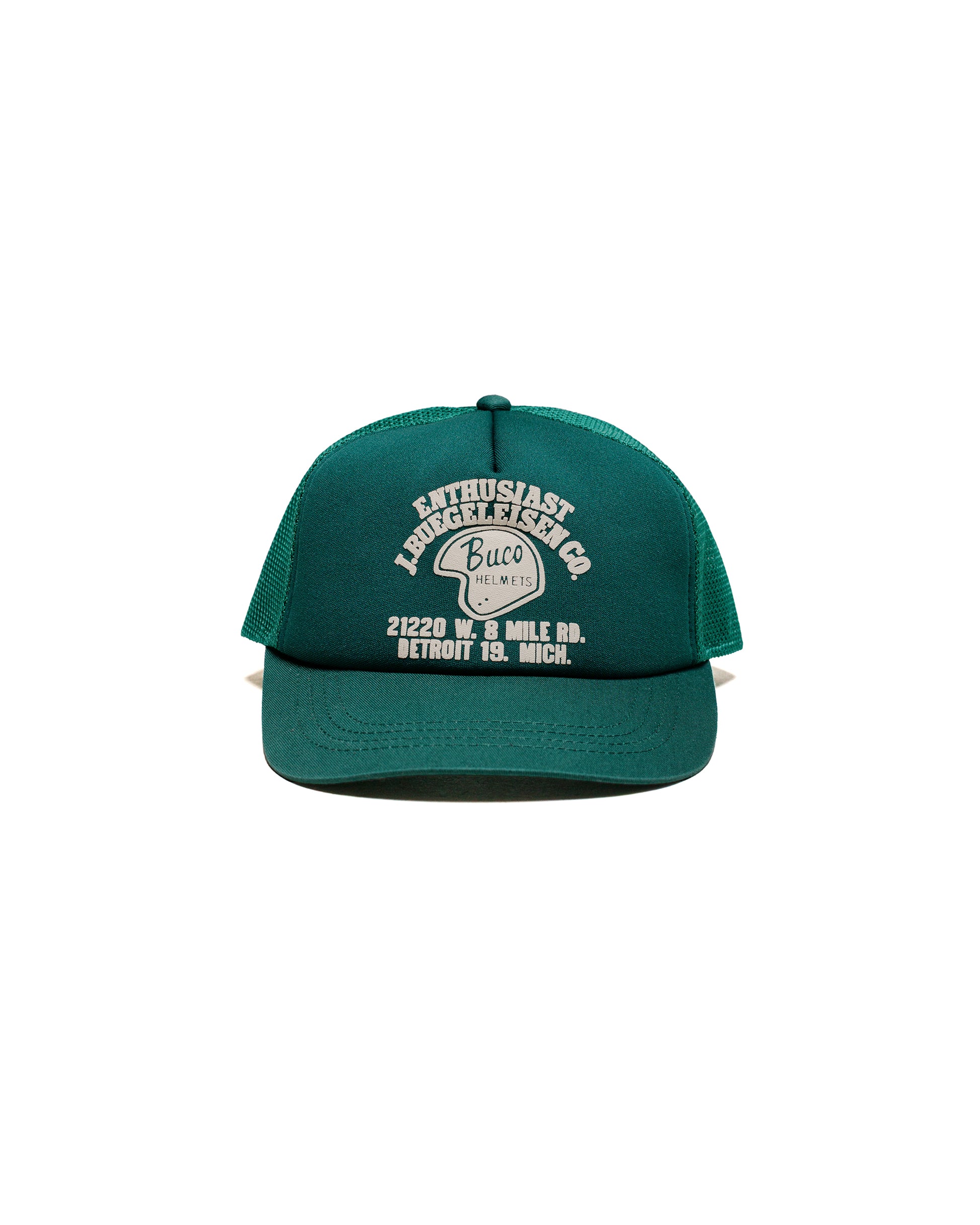 The Real McCoy's BA25004 Buco Mesh Cap / Enthusiast Green