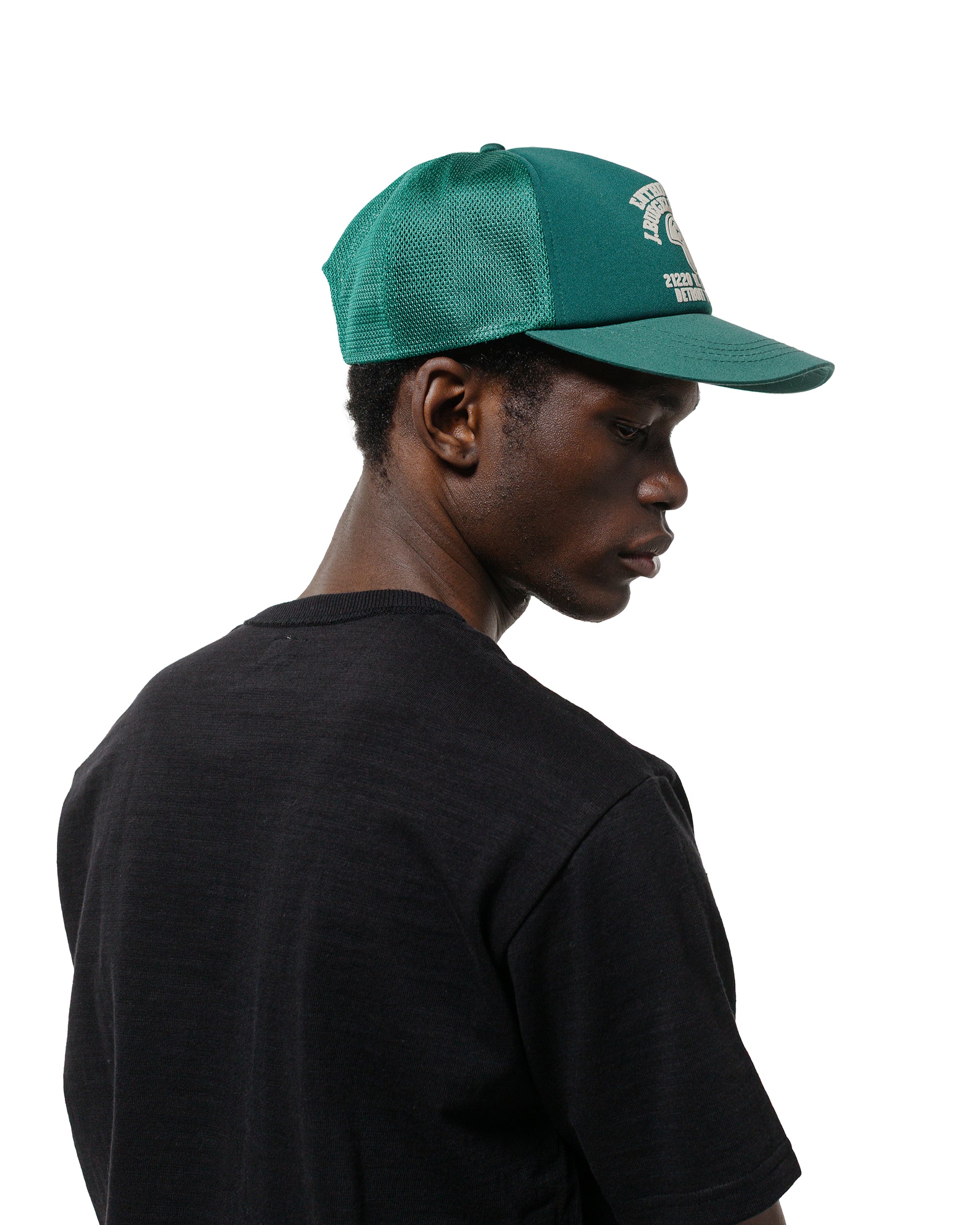 The Real McCoy's BA25004 Buco Mesh Cap / Enthusiast Green