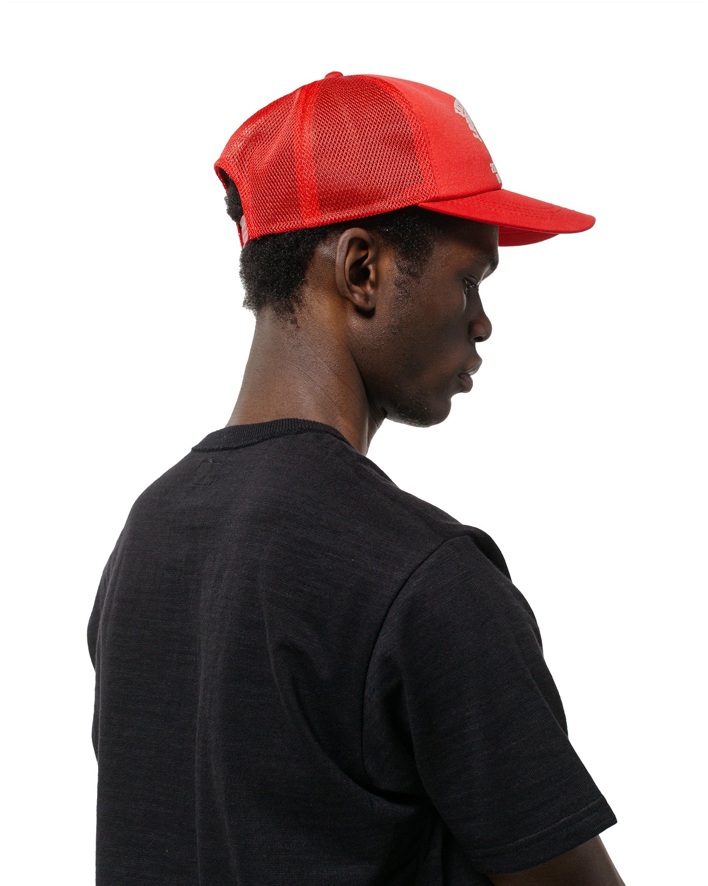 The Real McCoy's BA25004 Buco Mesh Cap / Enthusiast Red