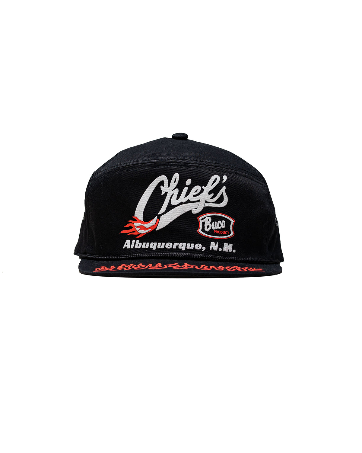 lost & found The Real McCoy's The Real McCoy's BA26002 Buco Rope Cap / Chiefs Black/Red