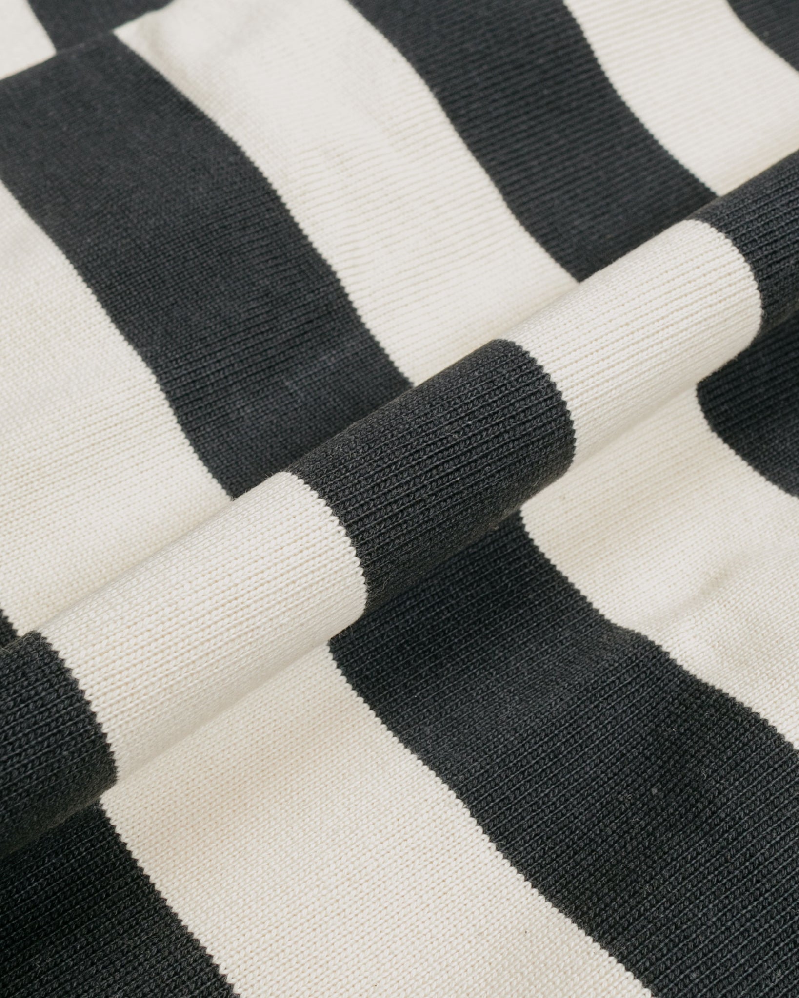The Real McCoy's BC18104 Buco Stripe Racing Jersey White fabric