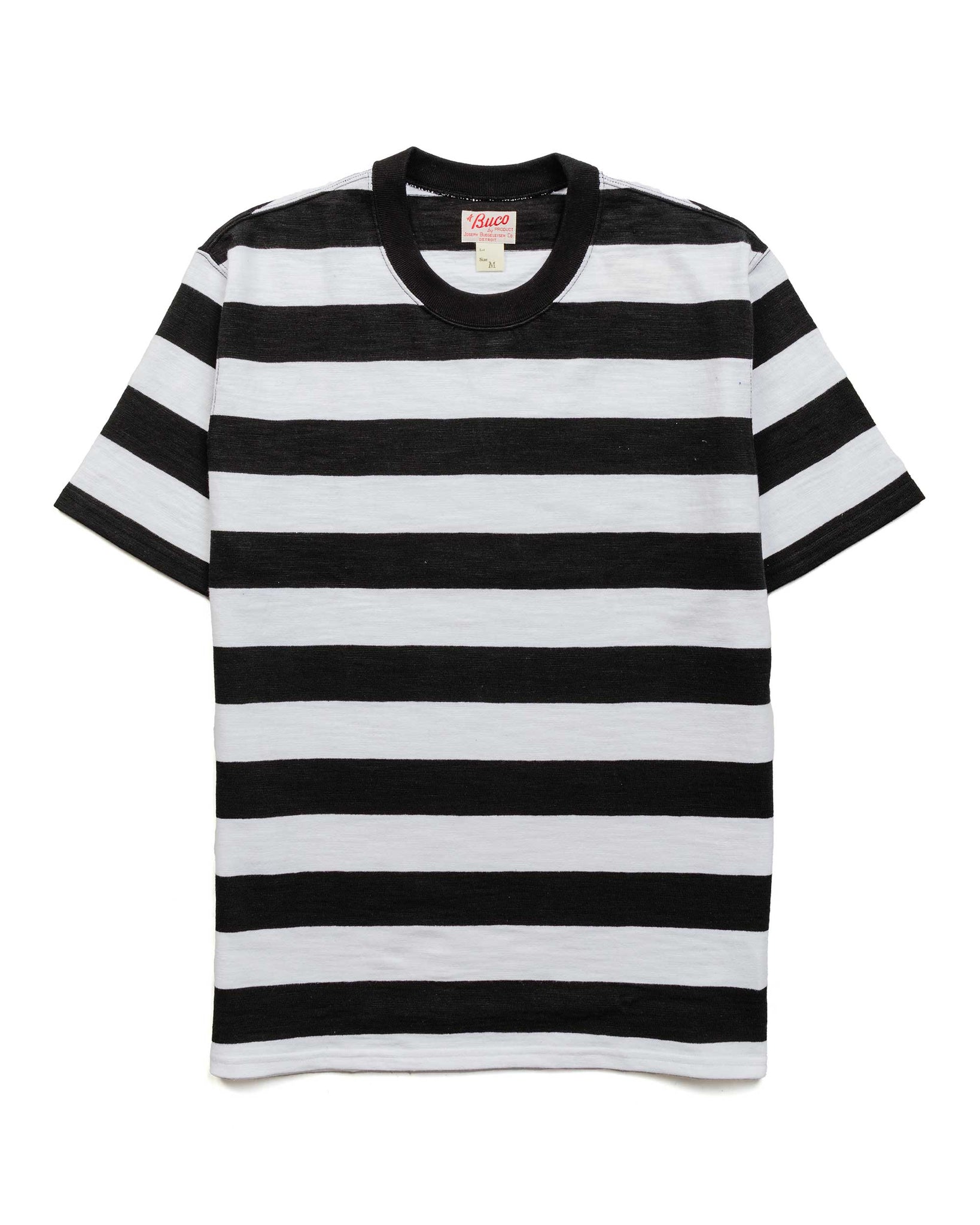 The Real McCoy's BC20007 Buco Stripe Tee S/S White