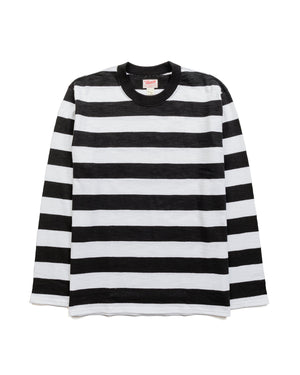 The Real McCoy's BC22005 Buco Stripe Tee L/S White