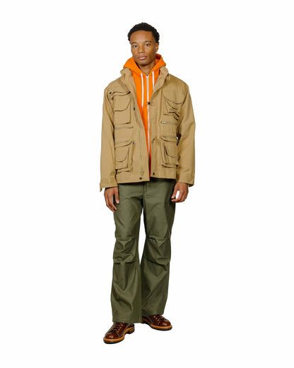 The Real McCoy's BC23101 Buco FZ Parka Sweatshirt Orange model full