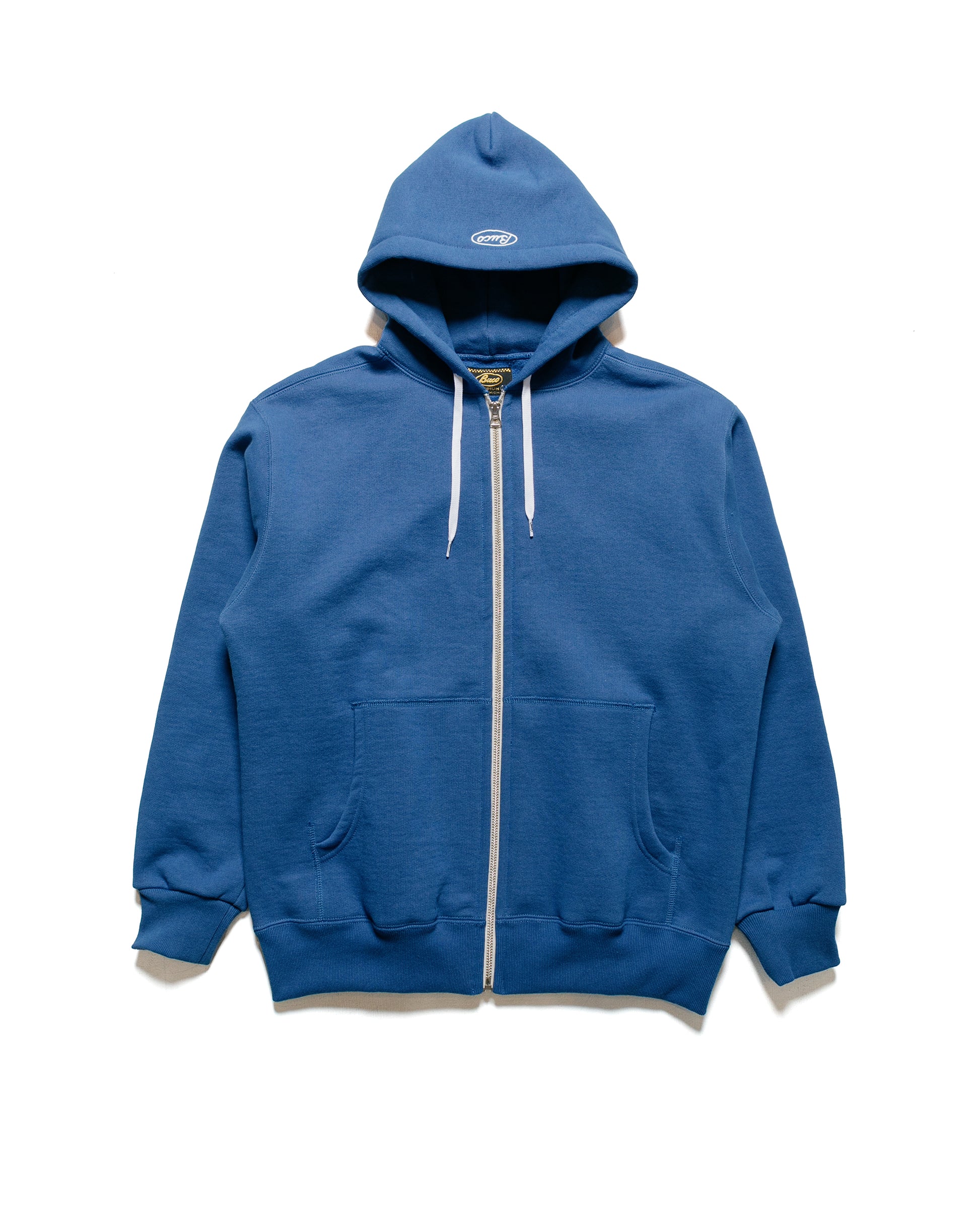 The Real McCoy's BC23101 Buco F/Z Parka Sweatshirt Royal Blue