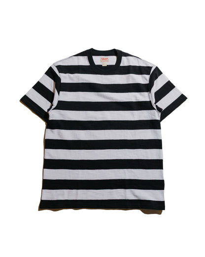 The Real McCoy's BC24002 Buco Stripe Tee S/S White