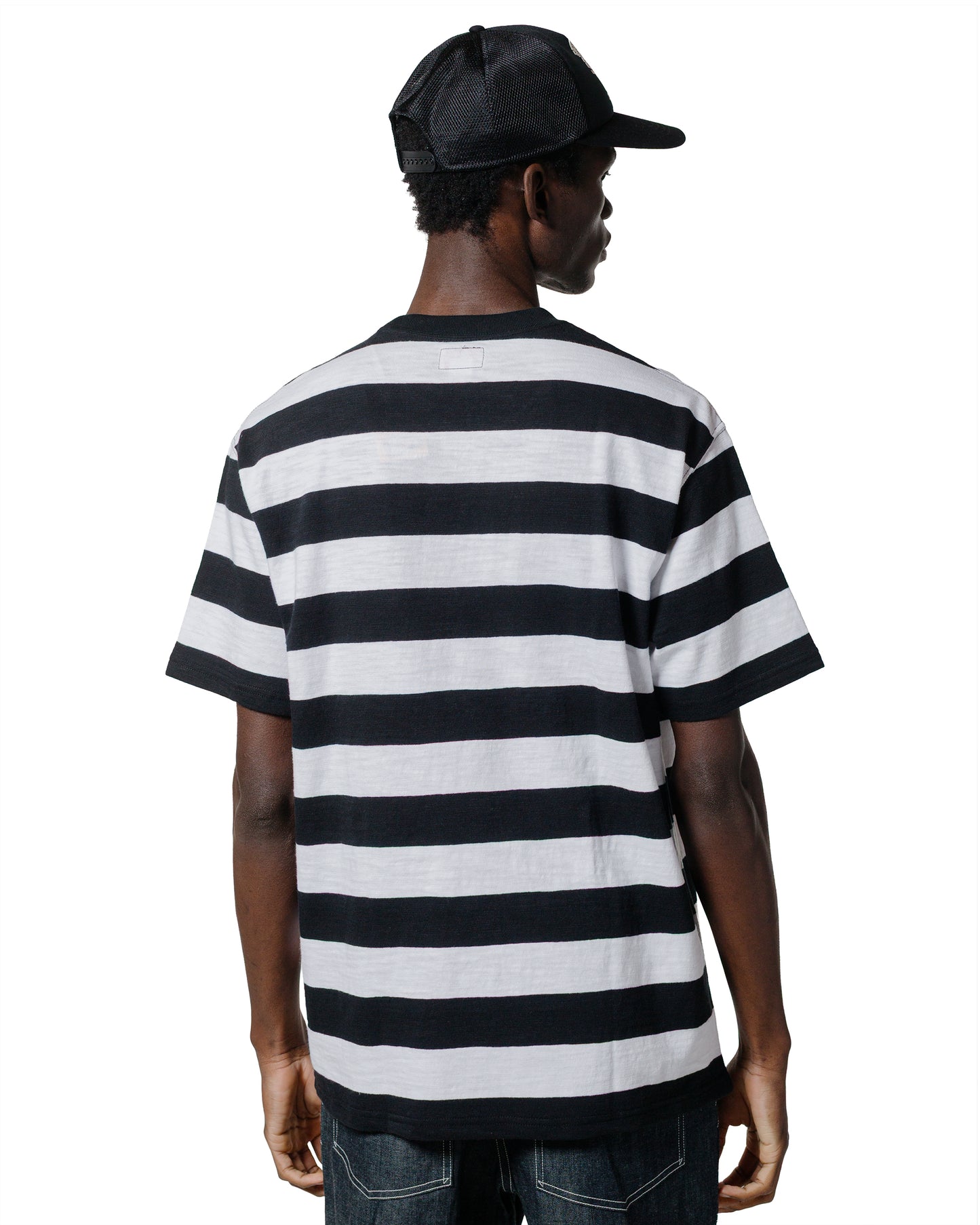 The Real McCoy's BC24002 Buco Stripe Tee S/S White