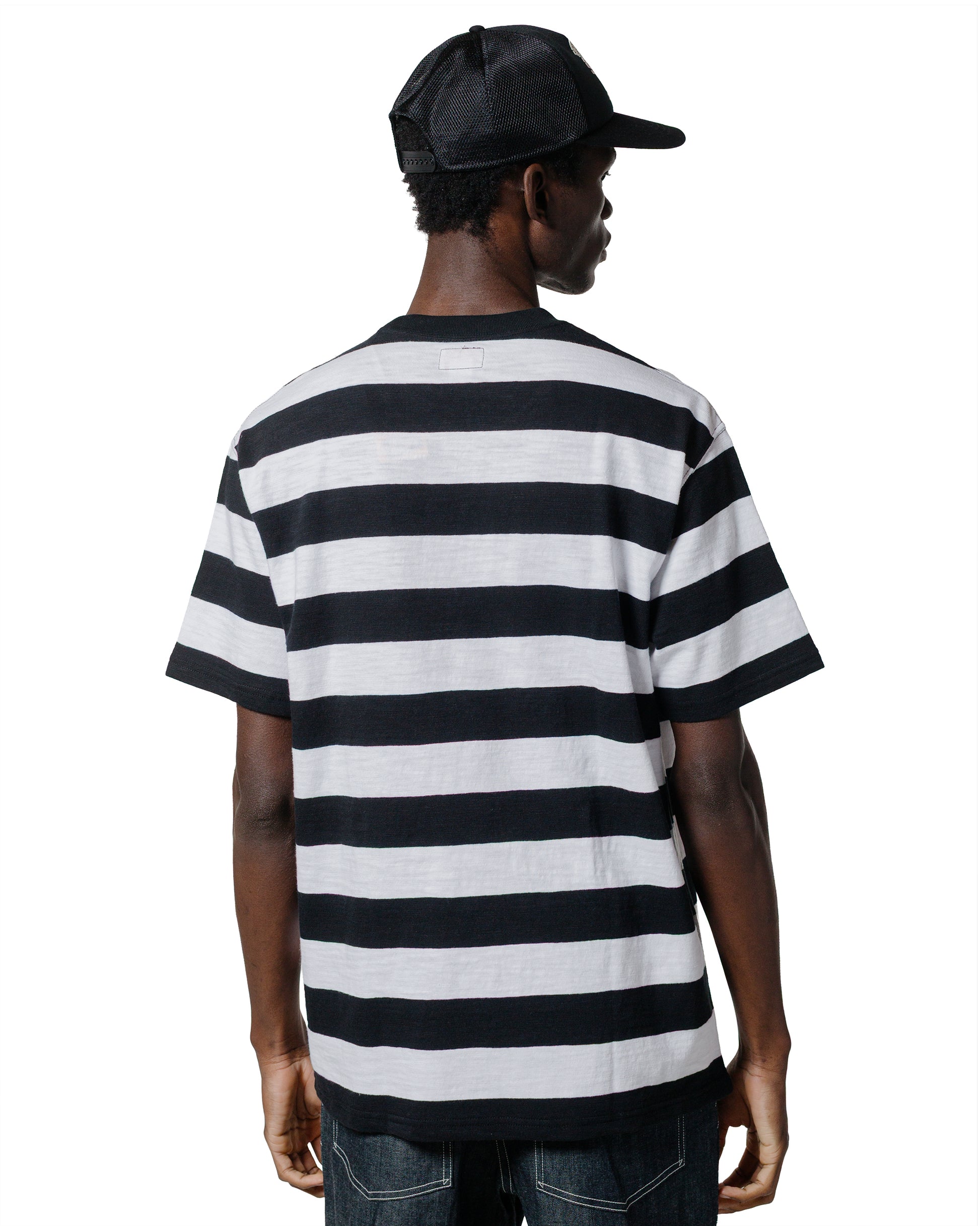 The Real McCoy's BC24002 Buco Stripe Tee S/S White
