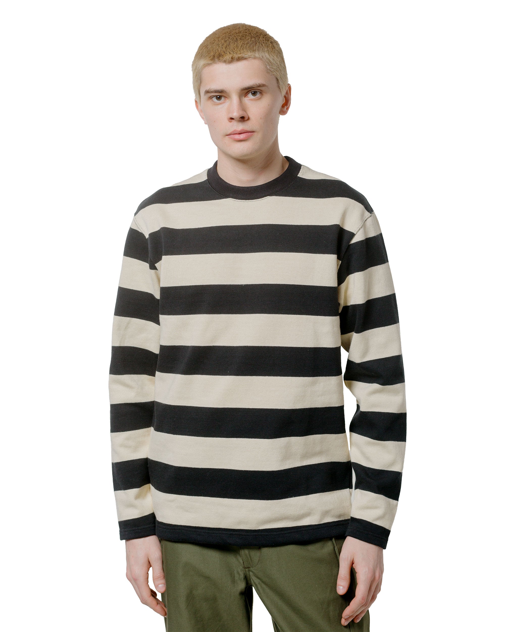 The Real McCoy's BC24101 Buco Stripe Racing Jersey Black/White