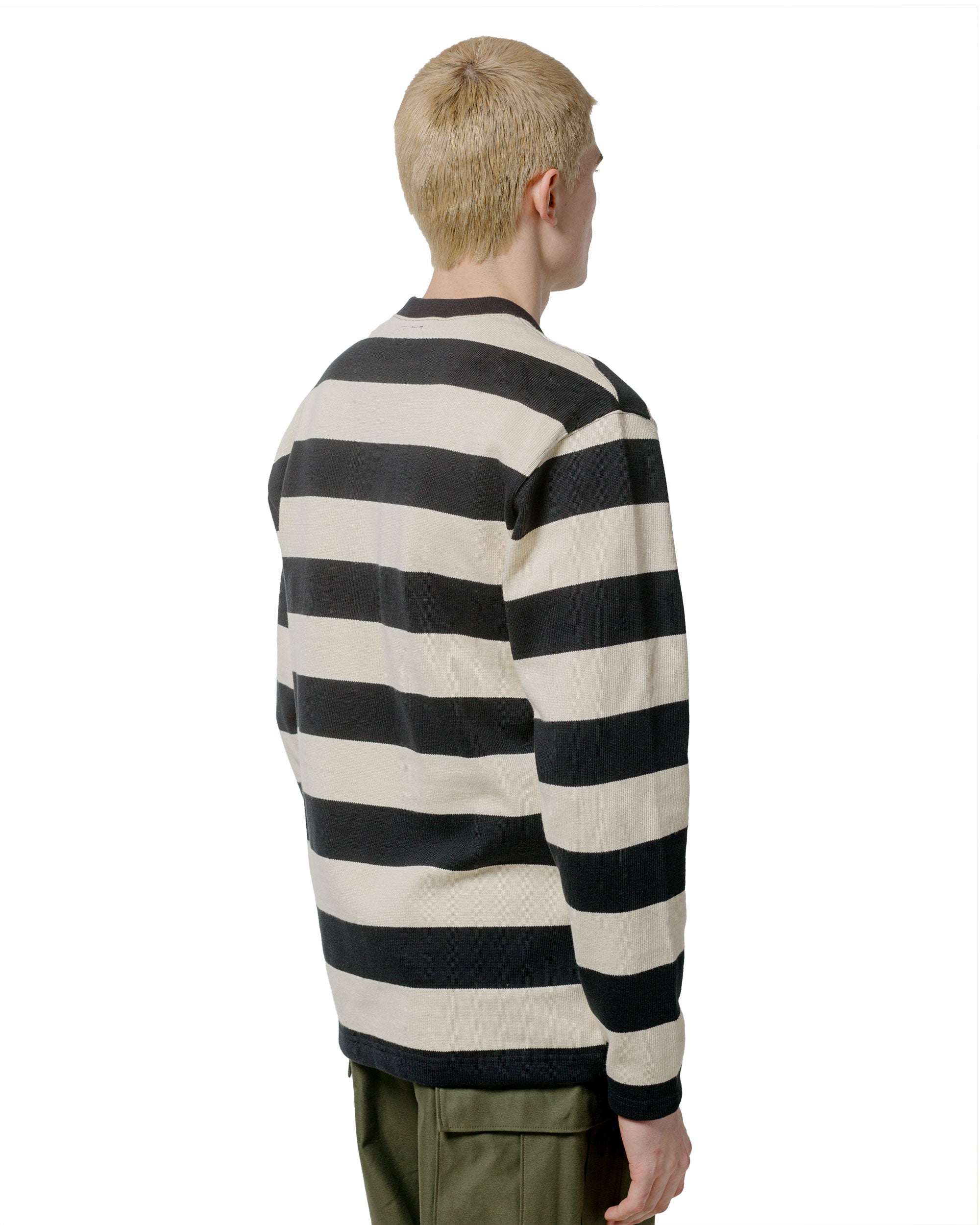 The Real McCoy's BC24101 Buco Stripe Racing Jersey Black/White