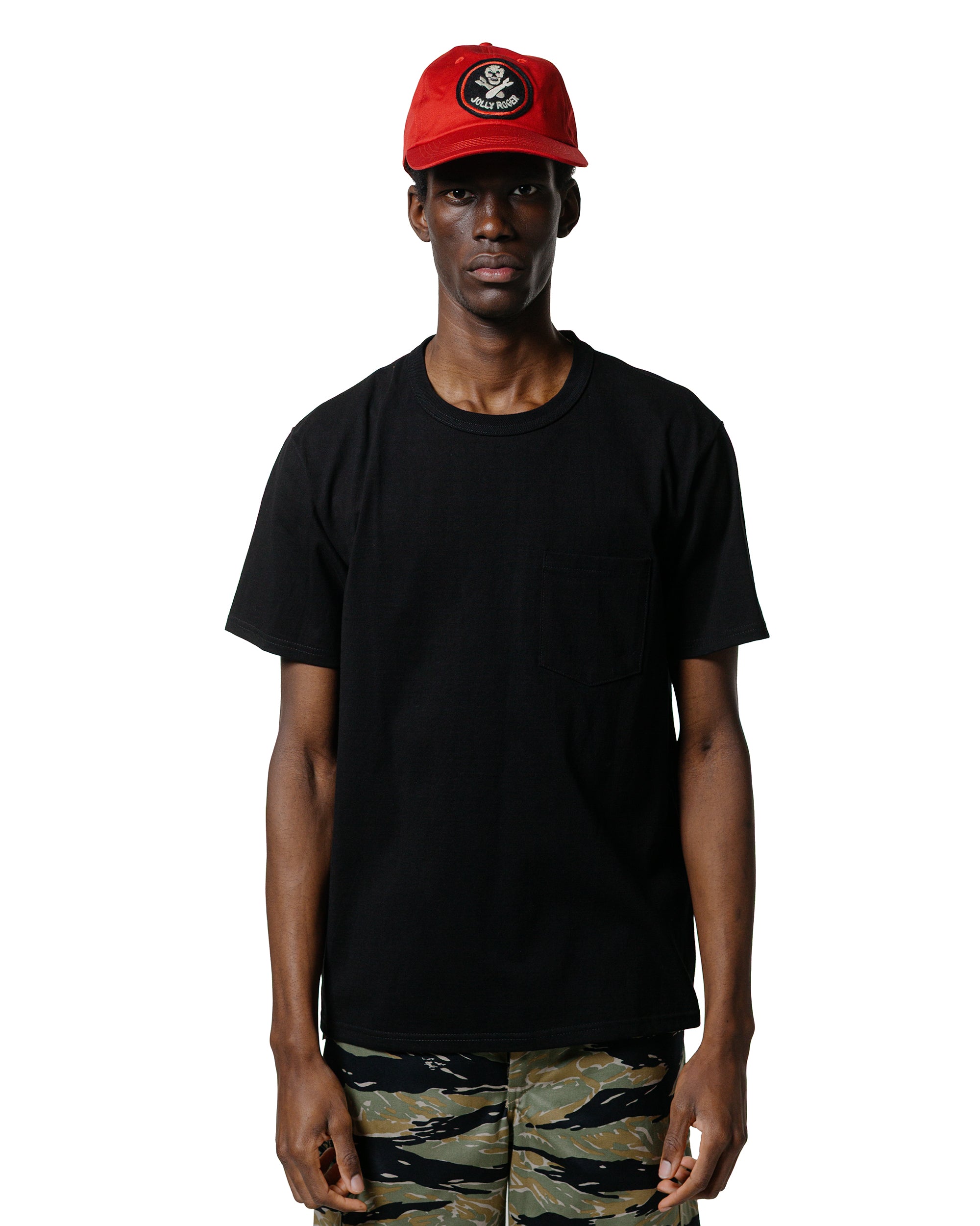 The Real McCoy's BC25003 Buco Tee / Skull Piston Black