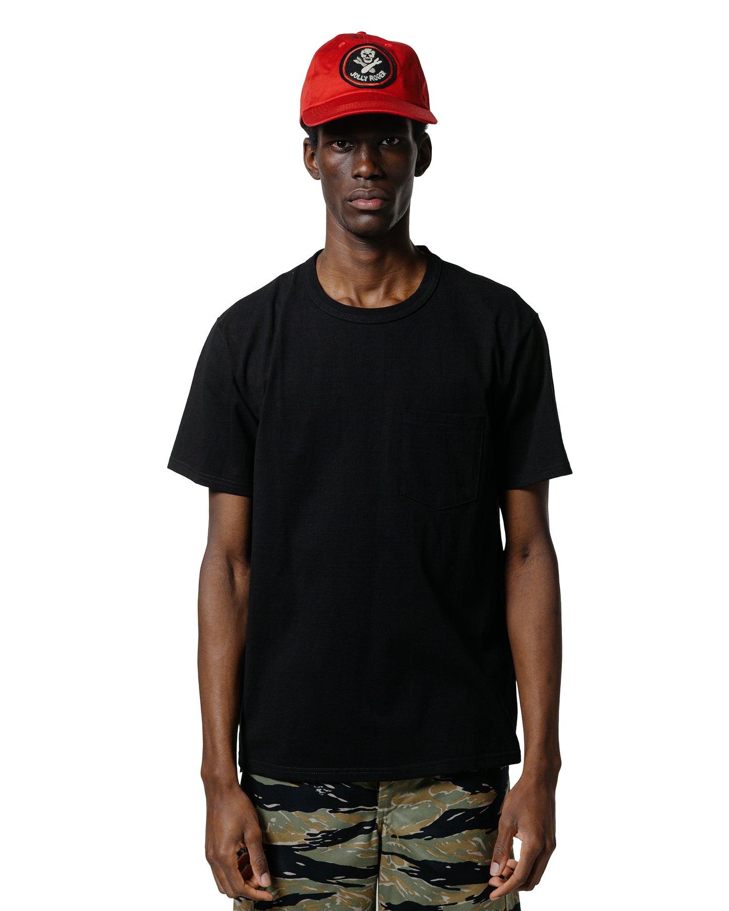 The Real McCoy's BC25003 Buco Tee / Skull Piston Black