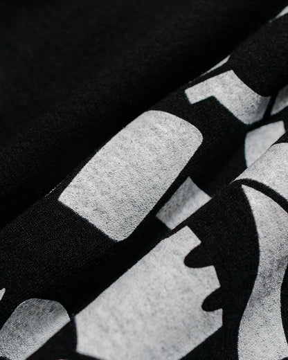 The Real McCoy's BC25003 Buco Tee / Skull Piston Black