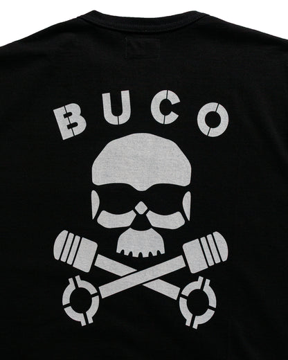 The Real McCoy's BC25003 Buco Tee / Skull Piston Black