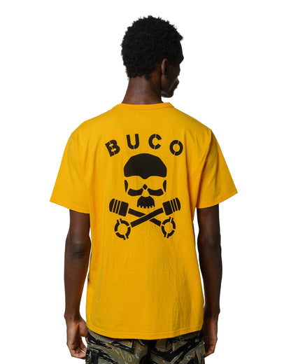The Real McCoy's BC25003 Buco Tee / Skull Piston Yellow