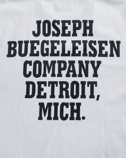 The Real McCoy's BC25004 Buco Tee  Flying Wheel WhiteBlack