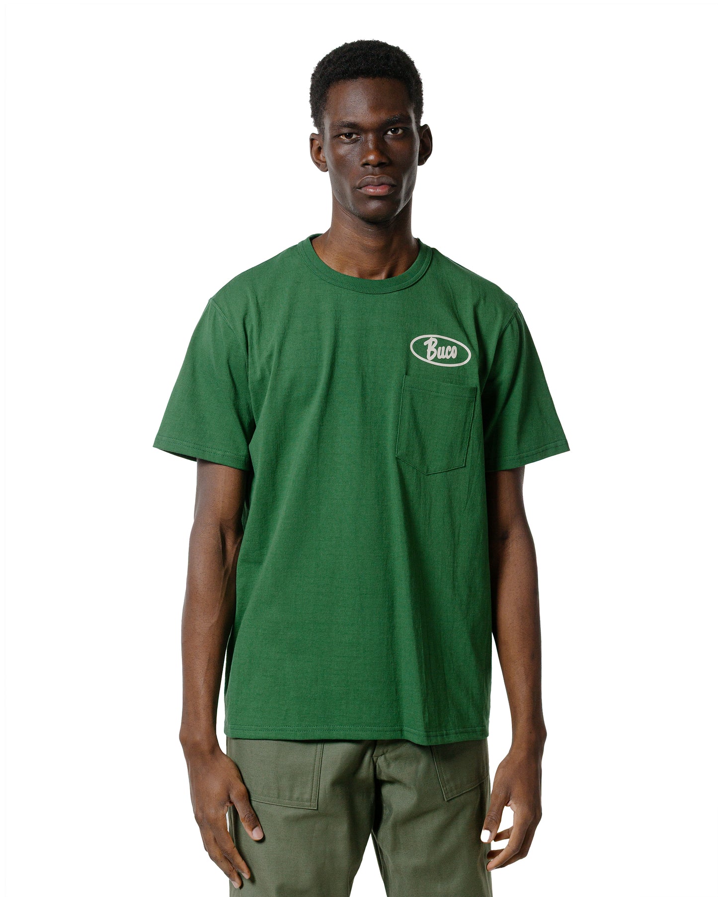 The Real McCoy's BC25005 Buco Tee  Enthusiast Green