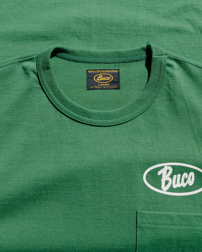 The Real McCoy's BC25005 Buco Tee  Enthusiast Green