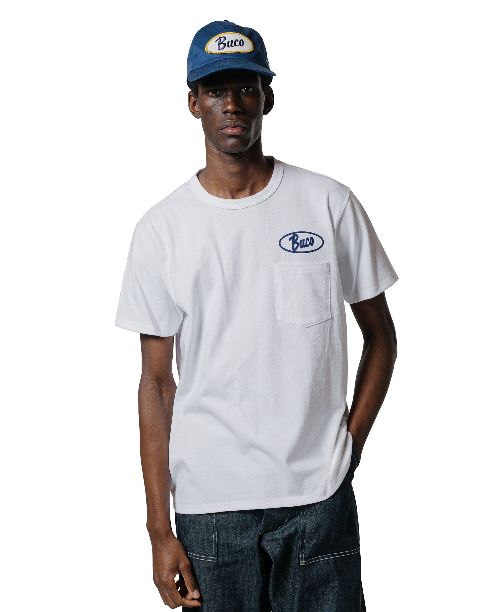 lost & found The Real McCoy's The Real McCoy's BC25005 Buco Tee / Enthusiast White