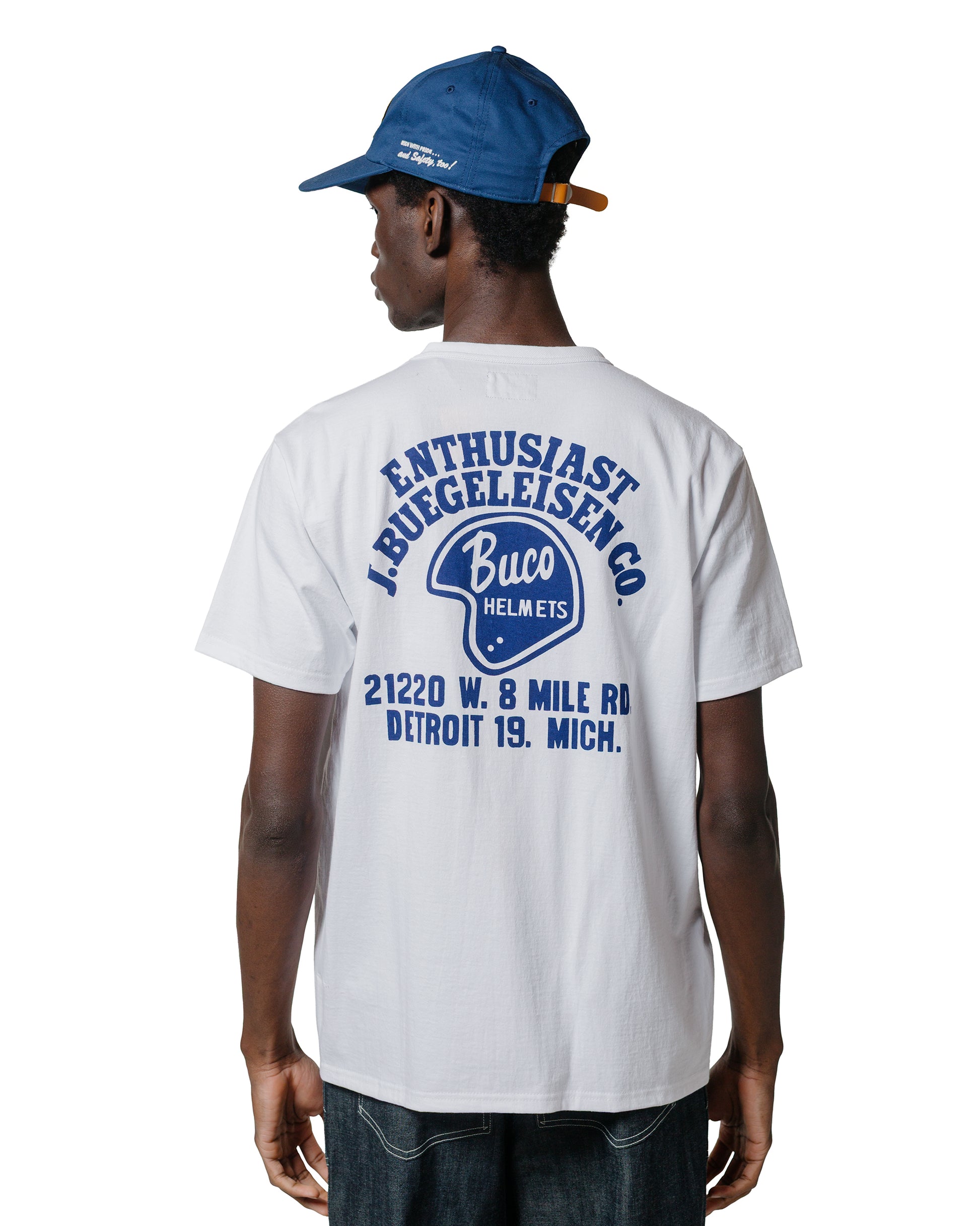 lost & found The Real McCoy's The Real McCoy's BC25005 Buco Tee / Enthusiast White