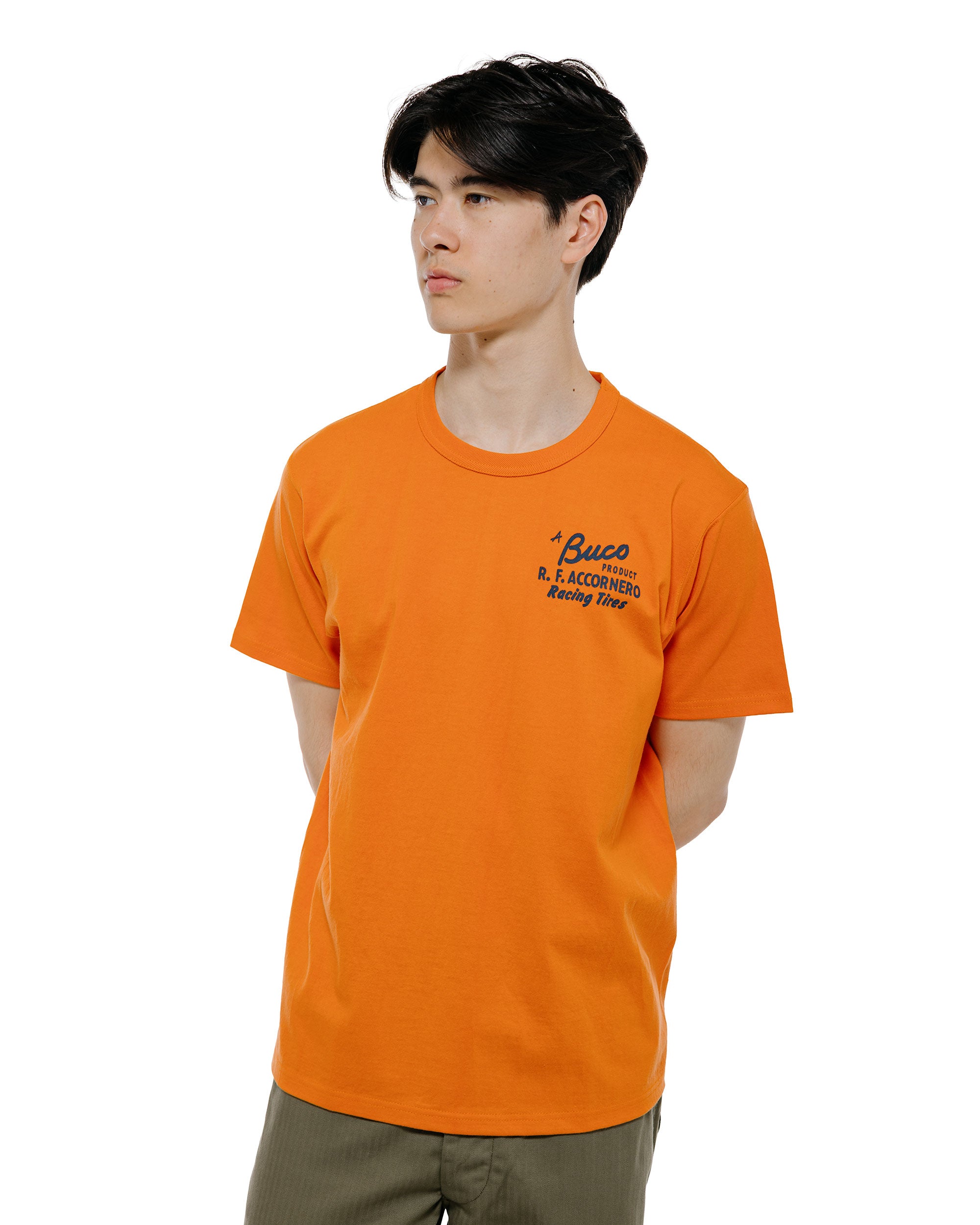 The Real McCoy's BC26007 Buco Tee / R.F. Accornero Orange