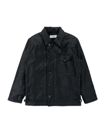 The Real McCoy's BJ25101 Buco Civilian Collared Deck Jacket Black